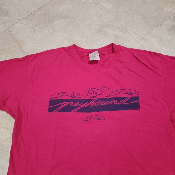 VTG 90s Greyhound Bus Adult XL 1990s Transportation Promo Single Stitch T Shirt - Picture 2 of 15